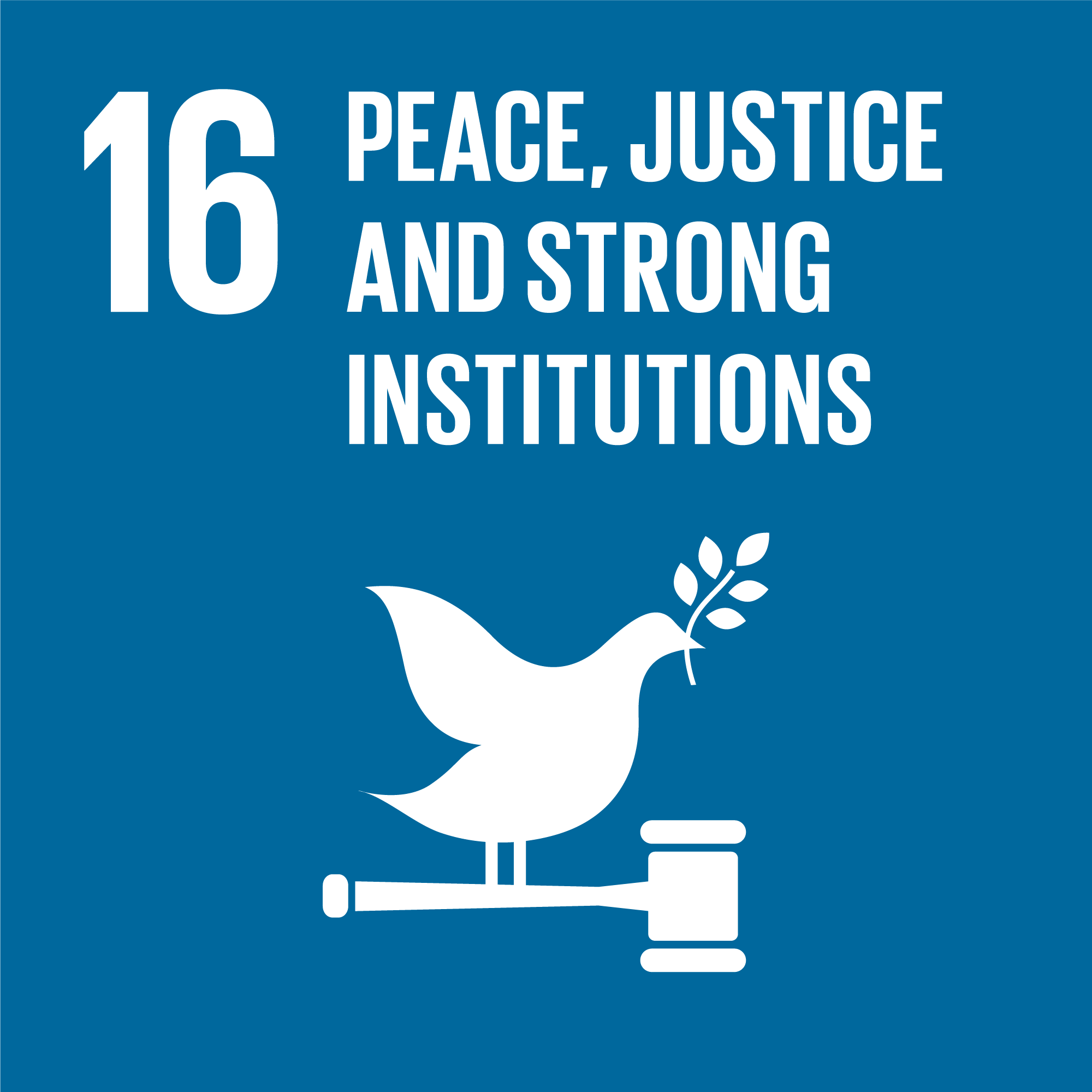 Sustainable Development Goal 16: SDG 16: Peace, Justice and Strong Institutions